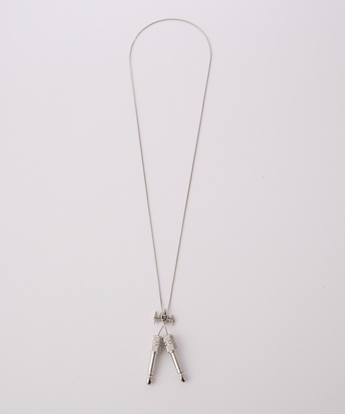 grancy ステレオプラグデザインループタイ GRANCY ネックレス 「GRANCY」Stereo Plug Design Loop Tie