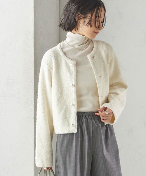 シップス　ツイードJK 美品です シップスカラーズ SHIPS Colors SHIPS Colors:リサイクル ツイード