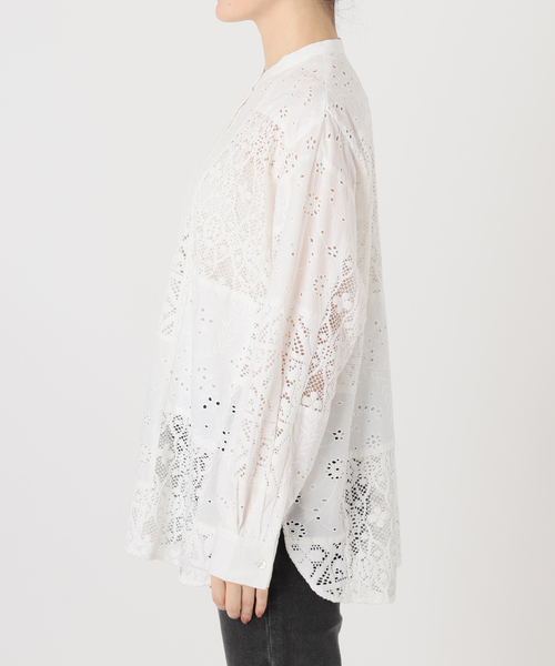 JOURNAL STANDARD relume ブラウス シャツ パッチワークレース