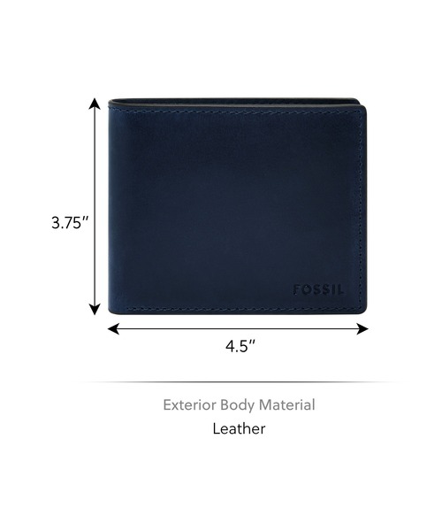 【正規品】Fossil 二つ折り財布 折りたたみ財布 財布 フォッシル　ブラック FOSSIL（フォッシル） 二つ折り 二つ折り財布 財布 二つ折り財布