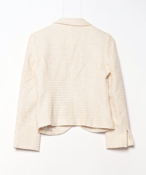 UNTITLED（アンタイトル） ツイードジャケット 2 ベージュ レディース
