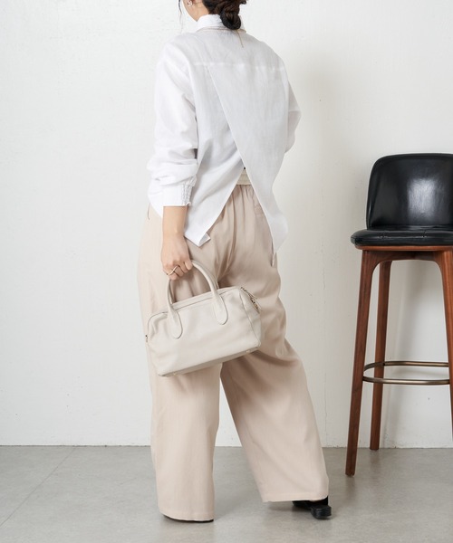 ✨新品✨Jena espace merveilleuxラミーバッククロスシャツ セール】ラミーバッククロスシャツ（シャツ/ブラウス）｜Jena
