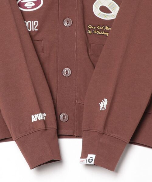 A BATHING APE スウェットカーディガン AAPE BY A BATHING APE カーディガン SWEAT CARDIGAN メンズ