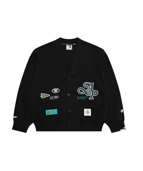 A BATHING APE スウェットカーディガン AAPE BY A BATHING APE カーディガン SWEAT CARDIGAN メンズ
