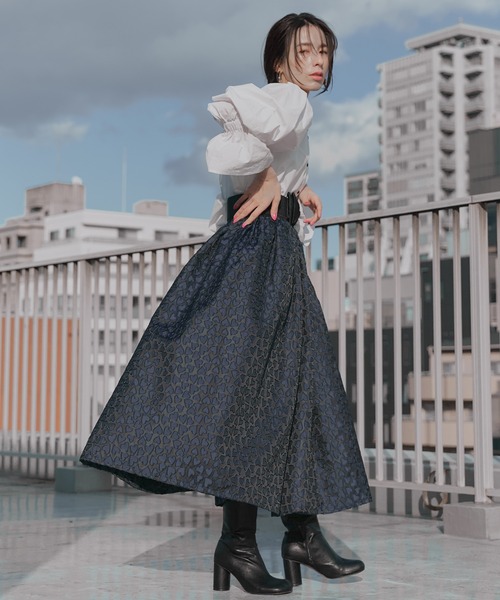 Narcissus（ナルシス） スカート 「SINN」ハートフレアロングスカート