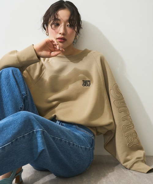 ADAM ET ROPE'（アダムエロペ） トレーナー スウェット 「WEB限定