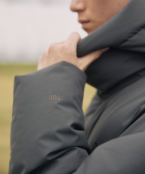 「+phenix」 ダウンジャケット「FREAK’S STOREコラボ」 MEDIUM ブラック メンズ_画像3