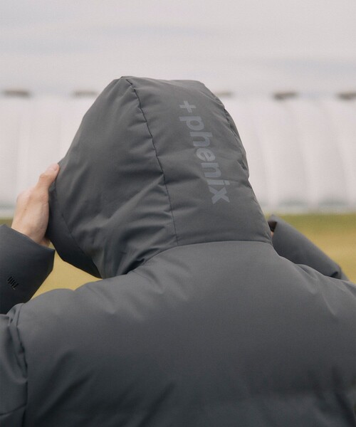 「+phenix」 ダウンジャケット「FREAK’S STOREコラボ」 MEDIUM ブラック メンズ_画像6