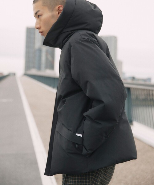 「+phenix」 ダウンジャケット「FREAK’S STOREコラボ」 MEDIUM ブラック メンズ_画像9