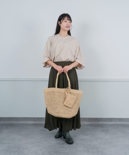 かごバッグ カゴバッグ 「LIMAIA/リマイア」ラフィア素材 かごバッグ