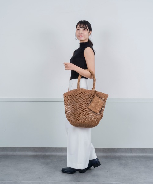 かごバッグ カゴバッグ 「LIMAIA/リマイア」ラフィア素材 かごバッグ