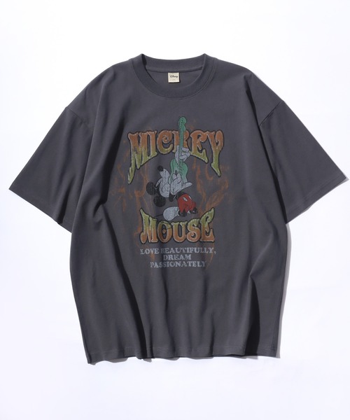 Disney tシャツ Disney/ディズニー ミッキーマウス オーバー