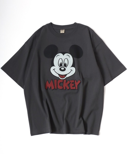ディズニー Disney US公式商品 ミッキー Tシャツ サイズ 80 80s USA製 DISNEYディズニー ミッキー マウス コットンTシャツ 赤 L
