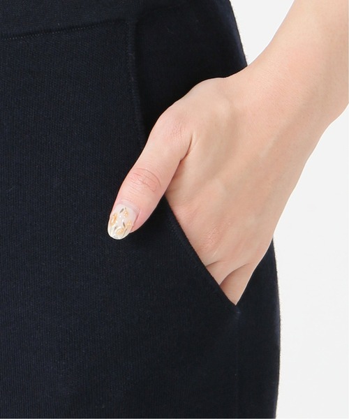 「SLOBE IENA」 イージーパンツ 40 ネイビー レディース_画像9