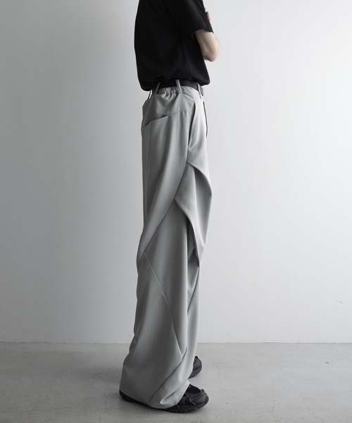 完売品　3D silhouette PT / ルーズ3Dシルエットパンツ remer スラックス loose 3D silhouette PT / ルーズ3Dシルエット