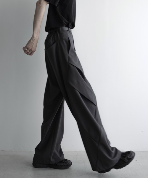 完売品　3D silhouette PT / ルーズ3Dシルエットパンツ remer スラックス loose 3D silhouette PT / ルーズ3Dシルエット