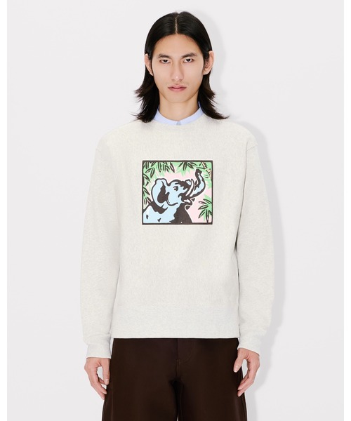 KENZO ジャングル・ブックオマージュ カプセルコレクションのトレーナー KENZO トレーナー スウェット 'KENZO Jungle Elephant' コットン