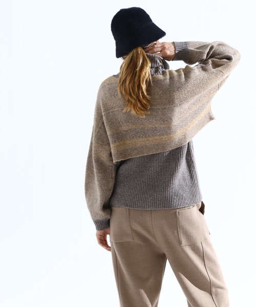 「Kelen」 タートルネックニット FREE ベージュ レディース_画像5