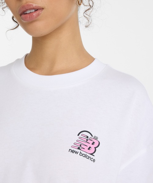 tシャツ New Balance X Face Oka スモールロゴショートスリーブTシャツ レディース New Balance tシャツ X Face Oka スモールロゴショートスリーブT