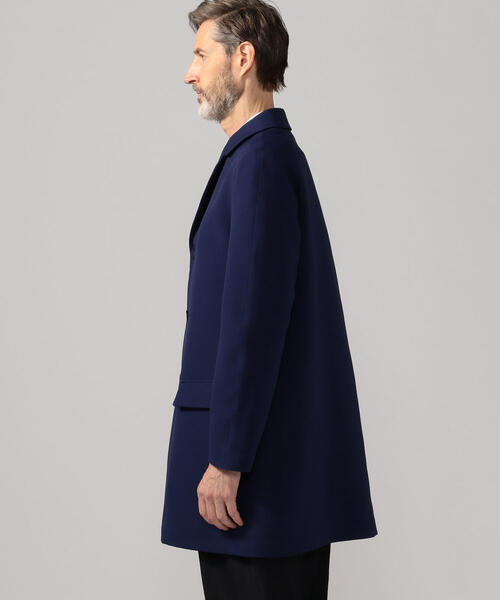 美品 トゥモローランド コート サイズXS ダークネイビー TOMORROWLAND（トゥモローランド） チェスターコート X-SMALL ブラック