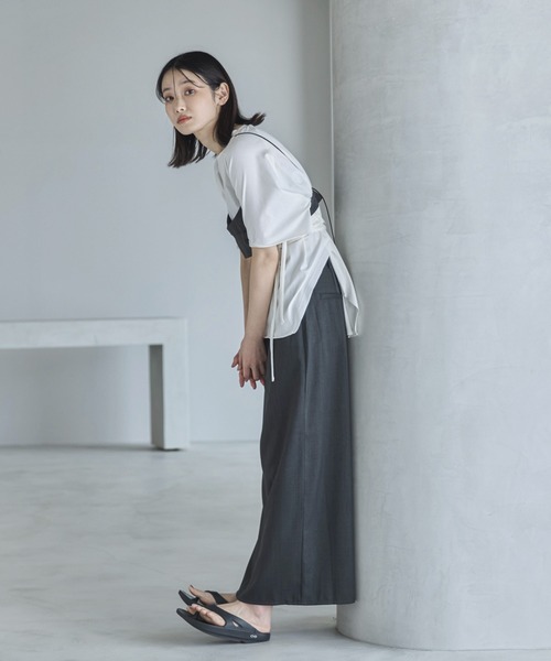 feepur スカート 「セットアップ可」スラックスナロースカート