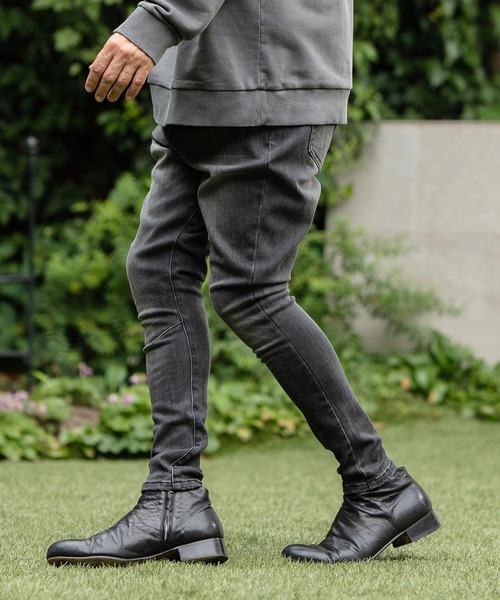 CAMBIO（カンビオ） サルエルパンツ L ブラック メンズ : ZOZOTOWN