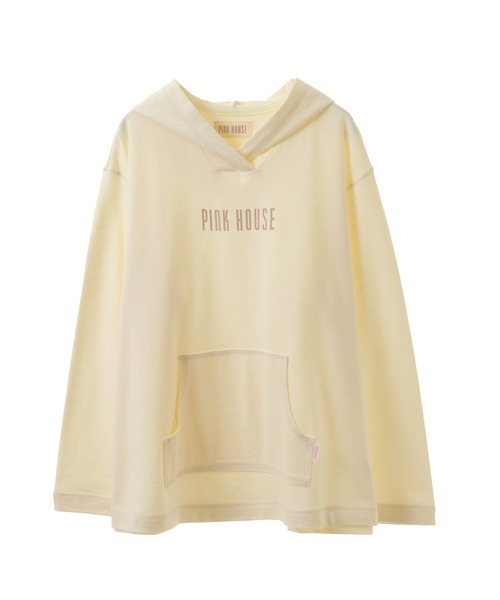「PINK HOUSE」 プルオーバーパーカー フリー アイボリー レディース