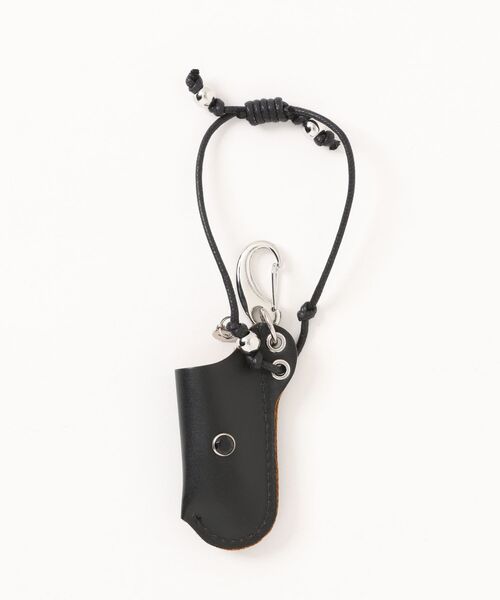 ファッション雑貨・小物その他 [OPEN YY] STUD LIGHTER CASE KEYCHAIN - BLACK OPEN Yy キーケース Yy/オープンワイワイ/STUD LIGHTER CASE