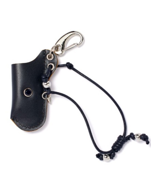 新品未使用OPEN YY stud card case keychain STUD CARD CASE KEYCHAIN, BLACK