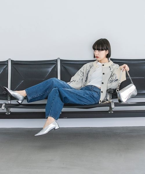 「JEANASIS」 ニットカーディガン FREE ブルー レディース JEANASIS 「JEANASIS」 ニットカーディガン FREE ブルー系その他