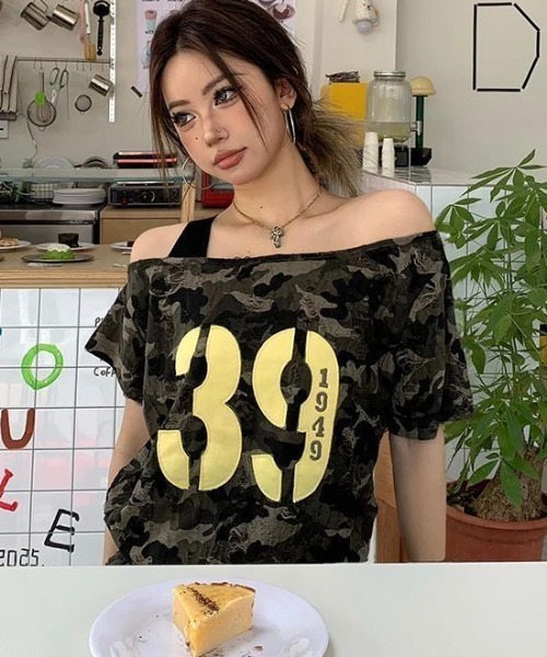 FTW カモフラージュ柄 Tシャツ Mサイズ EVERGREEN（エバーグリーン インターナショナル） - MS-modo