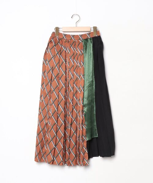 MURUA（ムルーア） プリーツスカート FREE キャメル レディース