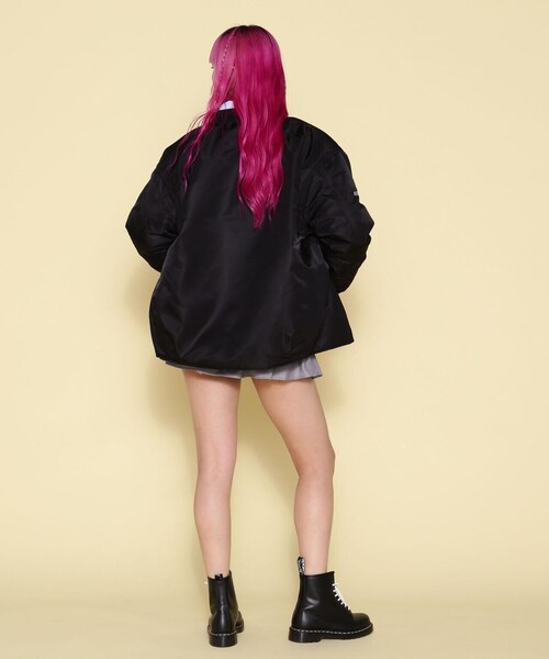 「NORA」 ブルゾン F グレー レディース_画像6