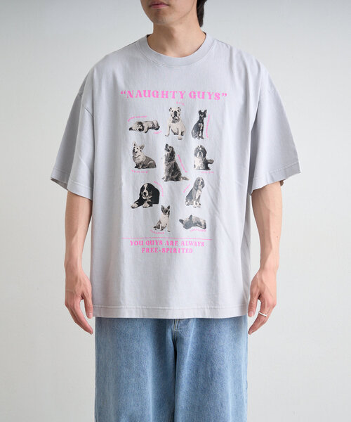 tシャツ 「SOUNDS GOOOOD」パウダー加工プリント＆刺繍TEE レディース メンズ SOUNDS GOOOOD】パウダー加工プリント&刺繍TEE（Tシャツ