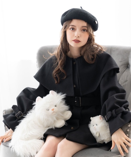 「DearMyLoveRose」 コート LARGE ブラウン レディース_画像4