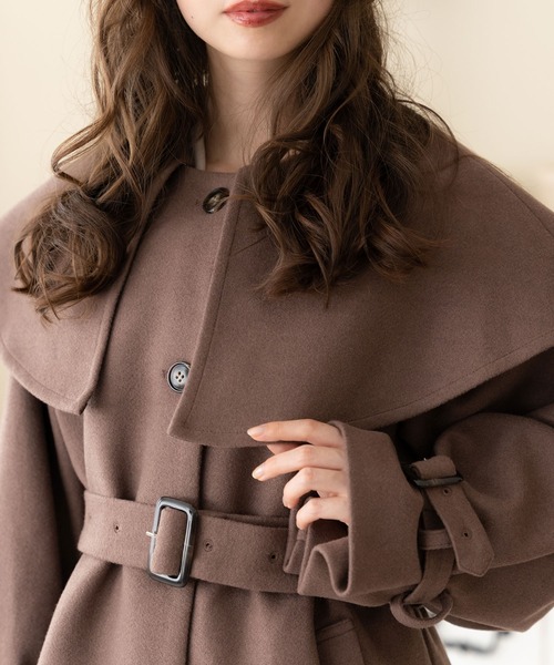 「DearMyLoveRose」 コート LARGE ブラウン レディース_画像5