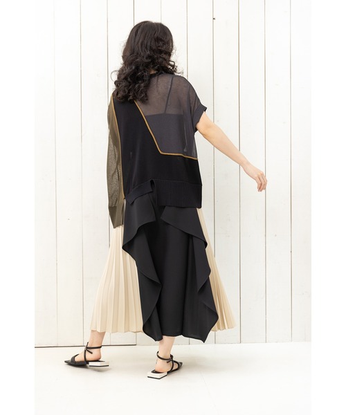 OSMOSIS切替プリーツスカート OSMOSIS｜切替プリーツスカート | Rakuten Fashion(楽天