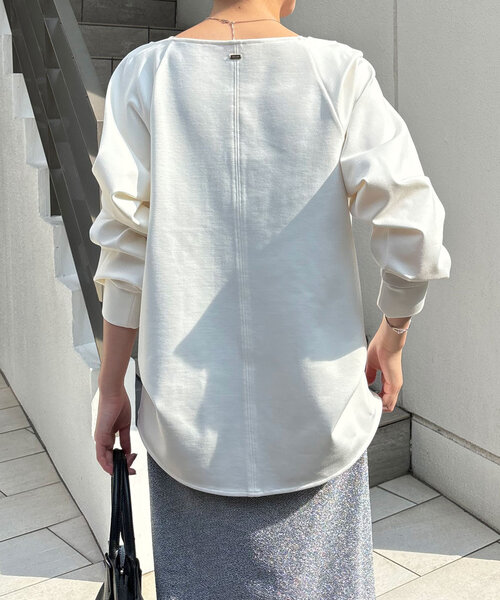 「COLLAGE GALLARDAGALANTE」 長袖カットソー FREE ネイビー レディース COLLAGE GALLARDAGALANTE 「COLLAGE GALLARDAGALANTE」 長袖