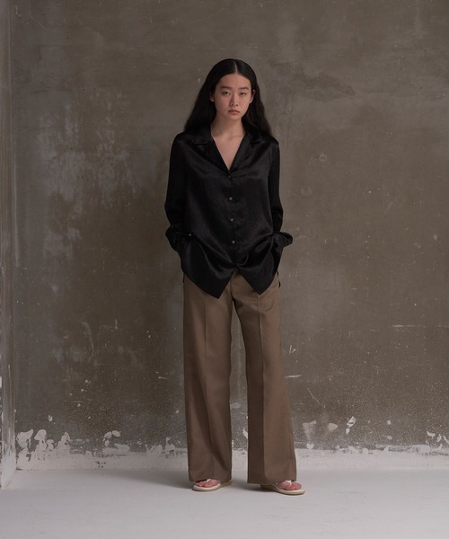 「ENOF」 長袖シャツ FREE ブラック レディース ENOF 「ENOF」 長袖シャツ L ブラック レディース : ZOZOTOWN