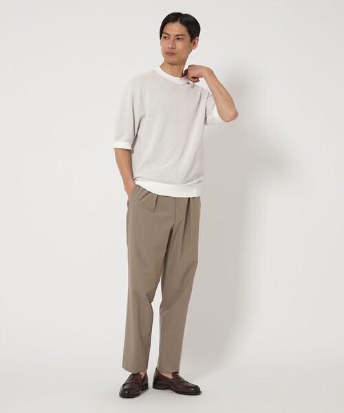 green label relaxing セーター ニット A+ マイクロパターン