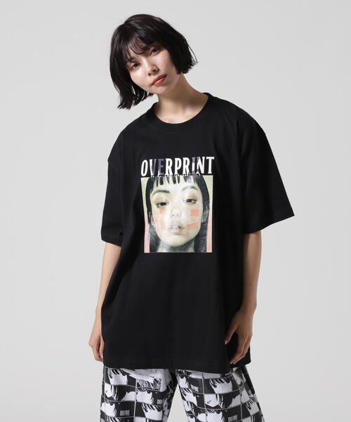 over print（オーバープリント） tシャツ overprint/オーバープリント