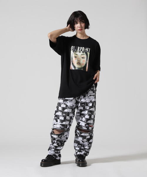 over print（オーバープリント） tシャツ overprint/オーバープリント