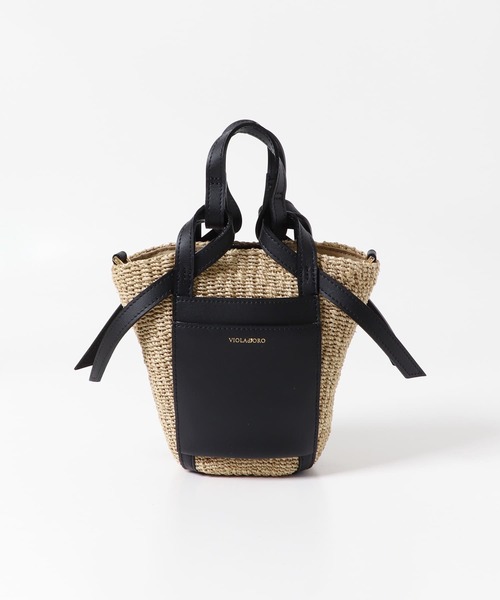 【ファッション通販】 VIOLAd'ORO レディース キャメル ONE かごバッグ 「VIOLAd'ORO」 バッグ