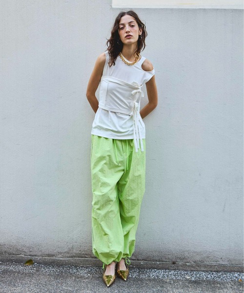 tシャツ Ribbon Bare Sleeveless TEE/リボンベアノースリーブTEE「MAISON SPECIAL/メゾンスペシャル」セット MAISON SPECIAL(メゾンスペシャル)｜Ribbon Bare Sleeveless TEE