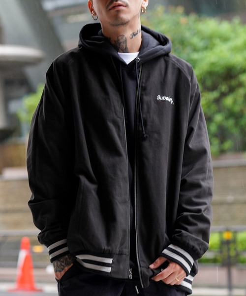 Subciety（サブサエティ） スタジャン X-LARGE ブラック メンズ