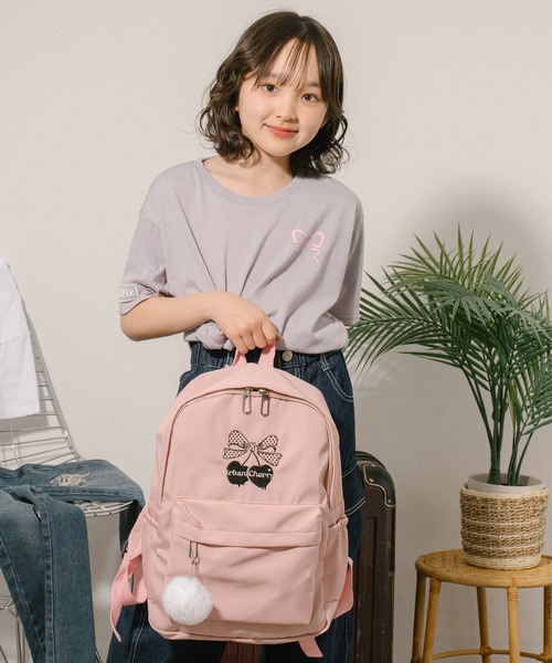 URBAN CHERRY（アーバンチェリー） リュック ポンポン付きチェリーロゴ