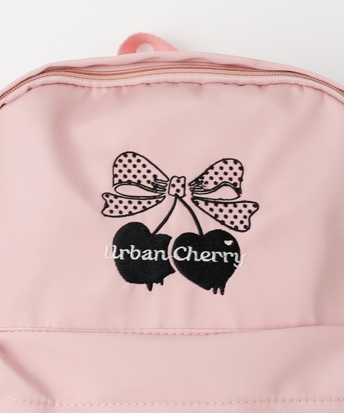 URBAN CHERRY（アーバンチェリー） リュック ポンポン付きチェリーロゴ