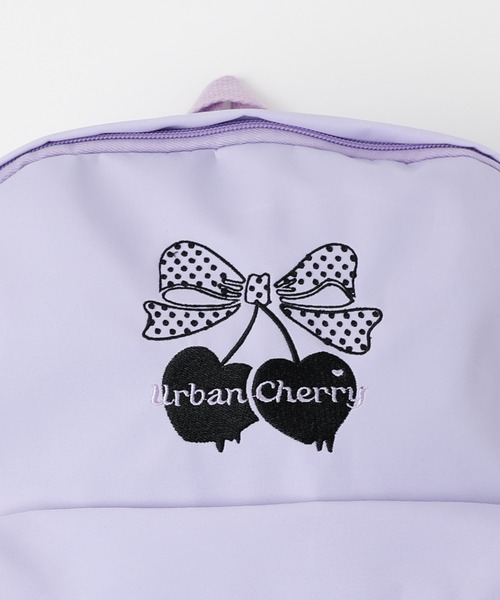URBAN CHERRY（アーバンチェリー） リュック ポンポン付きチェリーロゴ