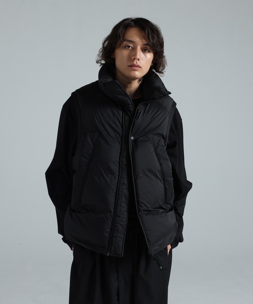 Y-3 ダウンジャケット ダウン PUFFER VEST メンズ : ZOZOTOWN Yahoo!店