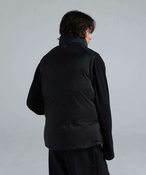 Y-3 ダウンジャケット ダウン PUFFER VEST メンズ : ZOZOTOWN Yahoo!店
